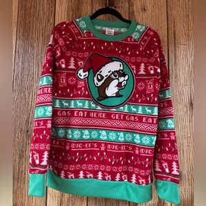 NWOT Buc-ees 2023 Ugly Christmas Sweater Sweatshirt Pullover Christmas 2023